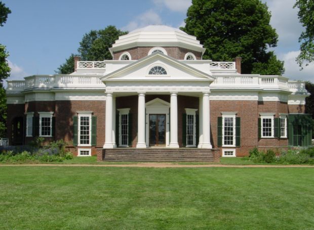 West Front of Monticello and Dome