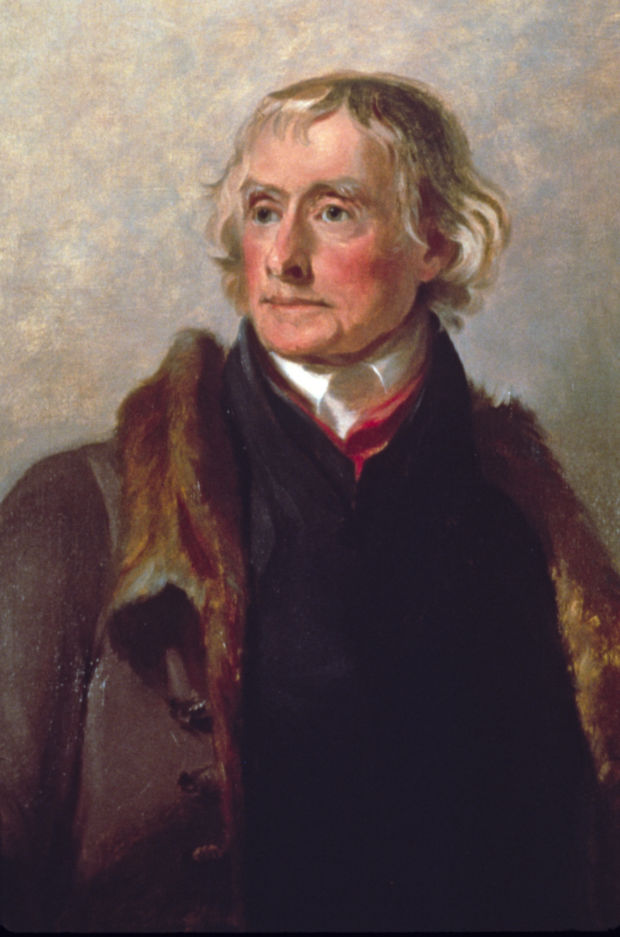 Painting of Thomas Jefferson by Thomas Sully